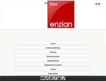 Tablet Screenshot of enzian-arlberg.at